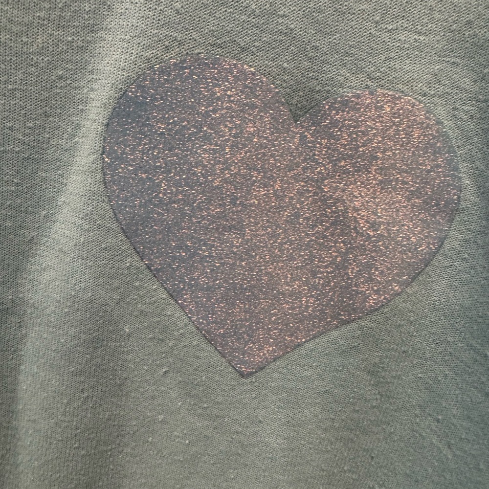Aviator Nation Blue with heart sweatshirt XL - Picture 2 of 6